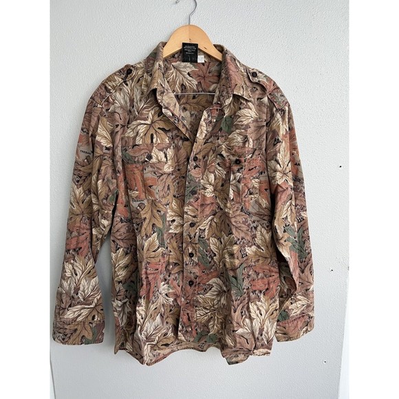 Outdoor sportswear Camouflage long sleeve button down Size XL - Picture 1 of 6